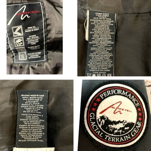 ALPINETEK Women's Down Heavy Winter Parka Jacket - Picture 11 of 13